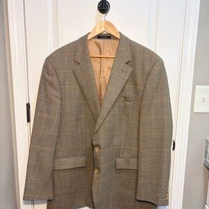 Lauren Ralph Lauren 46R Wool Houndstooth Blazer